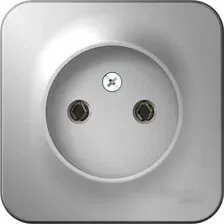 Розетка Systeme Electric Blanca BLNRA000113 (алюминий)