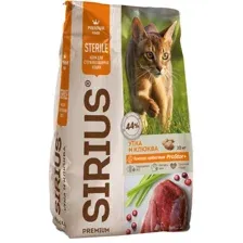 SIRIUS для стерилизованных кошек (Утка, клюква) 10 кг