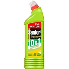 Средство универсальное Sanfor 10 в 1 Лимонная свежесть 1.5 л