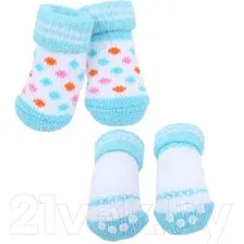 Носочки для животных Puppia Polka Dot II / PAOC-SO1269-SB-M (голубой)