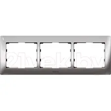 Рамка для выключателей и розеток Legrand Galea Life 771933 (хром)