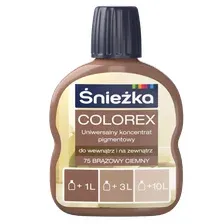 Пигментный концентрат универсальный Sniezka Colorex 75 темно-коричневый 100 мл
