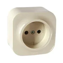 Розетка наружная LEGRAND Quteo слоновая кость (782240)