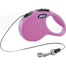 Поводок-рулетка Flexi New Classic Cat трос 3 м / 23433 (M, розовый)
