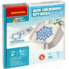 Игра-головоломка Bondibon Мои снежинки. Кружево / ВВ5078