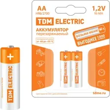 Аккумулятор TDM Electric AA 2700mAh SQ1702-0072 1шт