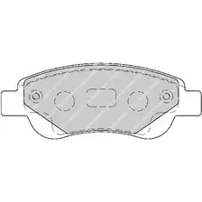 Тормозные колодки дисковые передняя ось FERODO FDB1790