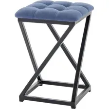 Табурет AMC Comfort 8К1.12 (кожзам, белый/черный)