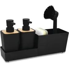 Дозатор для моющего средства HOMY Harmony Set HS01 (черный)