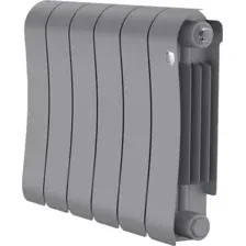 Биметаллический радиатор Royal Thermo Infinity 300 Silver Satin (6 секций)