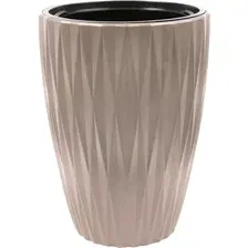 Кашпо Formplastic Caro Slim FP-5830-051 (серо-бежевый)