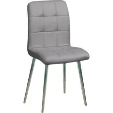Стул Mio Tesoro Вивьен DC-140C (серый/хром)
