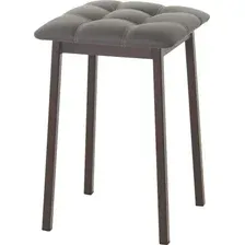 Табурет AMC Comfort 7К2.5 (кожзам, графит/коричневый)