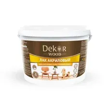 Лак акриловый "DEKOR" универсальный матовый 0,8 кг
