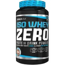 Протеин сывороточный (изолят) BioTech USA Iso Whey Zero (клубника, 908 г)