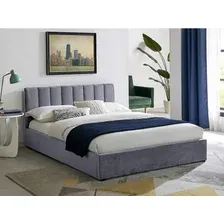 Кровать Signal Montreal Velvet 140х200 (серый)