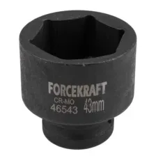 FORCEKRAFT - Торцевая головка, ударная, 3/4, 43мм,6гр / FK-46543