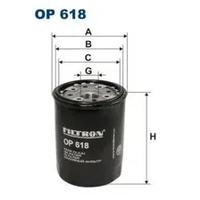 Масляный фильтр Filtron OP618