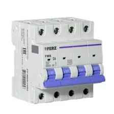 Выключатель автоматический Dr.Ferz FMB-C 6kA 4P 04 C / 21100095FERZ