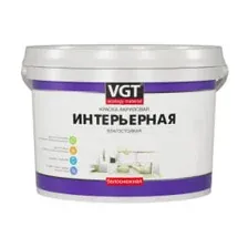 Краска VGT Интерьерная влагостойкая ВД-АК-2180 7 кг (белоснежный)