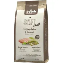 Корм Bosch Soft+ (Курица с бананом) для собак 1 кг