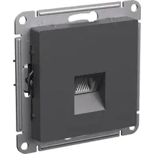 Розетка компьютерная Systeme Electric AtlasDesign ATN001486 (базальт)