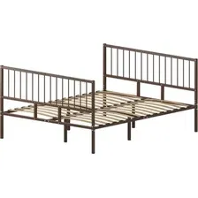 Кровать Домаклево Металика В4+В4 120х190 (коричневый)