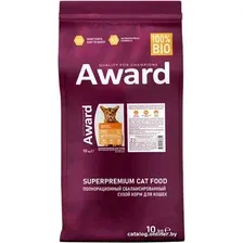 Сухой корм для кошек Award Adult Urinary (для профилактики мочекаменной болезни с курицей с добавлением клюквы, цикория и рыбьего жира) 10 кг