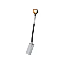 Лопата штыковая с закругленным лезвием Xact FISKARS (серая)