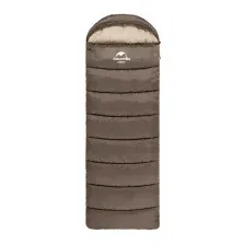 Спальный мешок Naturehike U350 NH20MSD07 (правая молния, коричневый)