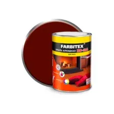 Эмаль Farbitex ПФ-266 0.8 кг (красно-коричневый)
