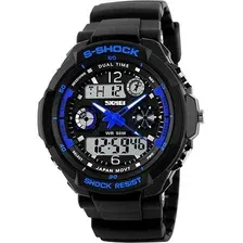 Наручные часы Skmei S-Shock 0931 (черный/синий)