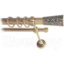 Карниз для штор Lm Decor Византия 066 2р гладкий 25/16мм (антик, 4м)