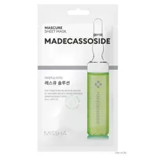 Тканевая маска для лица "Mascure Rescue Solution Sheet Mask. Madecassoside" (28 мл)