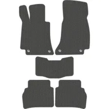 Комплект ковриков для авто Alicosta 0800_1_сер для Mercedes-Benz E-Class V W213/S213/C238 2016 (EVA соты, серый)