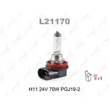 Автолампа галогенная PGJ19-2 LYNXAUTO L21170 H11 24