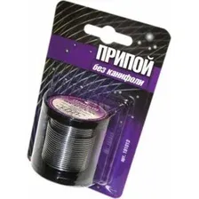 Припой ПОС 61 проволока, катушка ф1,5мм (100г) в блистере