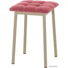 Табурет AMC Comfort 7К10.8 (кожзам, серо-коричневый/капучино)