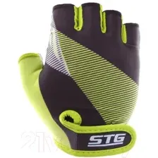 Перчатки STG Х87911 XL (черный/салатовый)