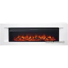 Каминокомплект Smolcom Line V60 с Royal Flame Vision 60 LOG LED (бьянко белый)