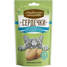 Лакомство для кошек "Сердечки. Таурин для здоровья сердца" (30 г)