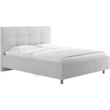 Кровать Сонум Caprice 180x200 (замша пепельный)