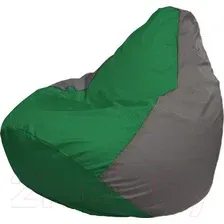 Кресло-мешок Flagman Груша Медиум XL Г1.1-239 (зелёный/серый)