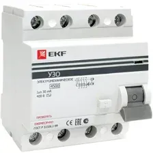 Выключатель нагрузки EKF Proxima, ELCB-4-40-30-EM-PRO