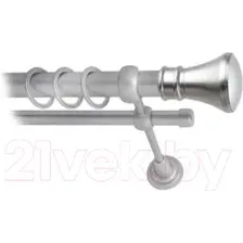 Карниз для штор Lm Decor Люксор 101 2р гладкий 25/16мм (сатин, 1.6м)