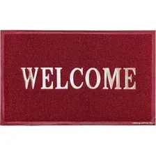 Придверный коврик ComeForte Welcome 60x90 (бордовый)