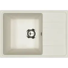 Мойка кухонная Practik PR-M 600-001, белый камень