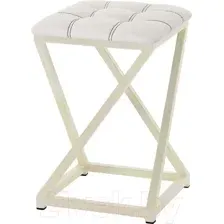Табурет AMC Comfort 8К3.12 (кожзам белый/слоновая кость)