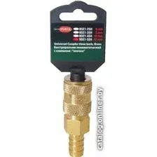 Фитинг RockForce Быстроразъем пневмат с клапаном елочка 10 мм RF-BSE1-4SH