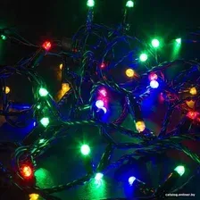 Светодиодная гирлянда Neon-Night Нить 10 м свечение с динамикой 245-408 (мультиколор)